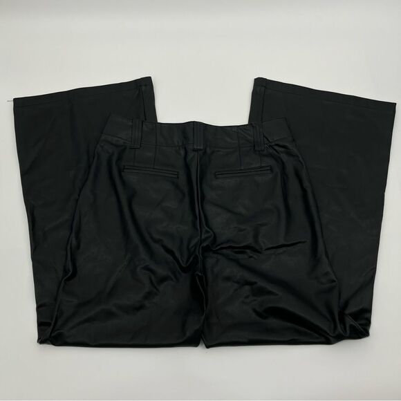 Anthropologie | The Junie High-Rise Flare Pants by Maeve: Faux-Leather Edition - Picture 8 of 8